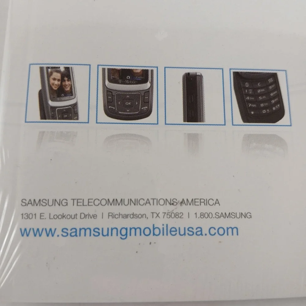 Samsung SGH-t239 User Manual Only English And Spanish 2009 Sealed New